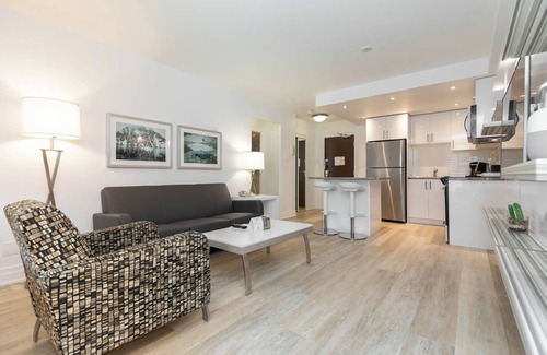 Bay Cloverhill Apartment | Discover an urban retreat in this spacious one-bedroom suite in Downtown Toronto