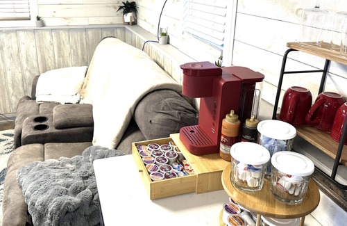 Moorhead Apartment | Discover the Secret Hot Tub Haven Hideout with King Bed & Luxe Linens at an affordable price.