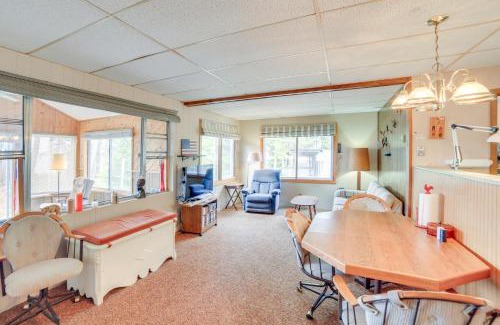 Gould City House | Dock and Fire Pit Lakefront Cottage in Gould City!