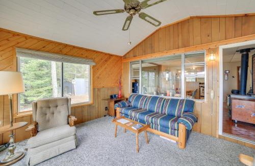 Gould City House | Dock and Fire Pit Lakefront Cottage in Gould City!