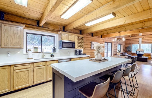 Summit Park House | Dog-friendly lodge with amazing deck & family room - close to skiing, hiking