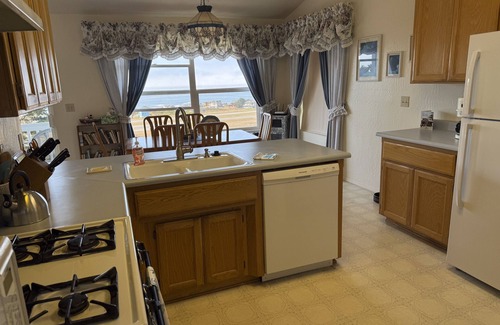 Shelter Cove House | Dog-friendly ocean-view home with gas grill - walk to beach or golf course