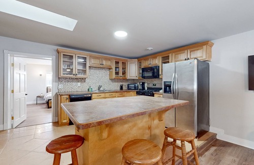 Manitowish Waters House | Dog-friendly, tree-lined home on the snowmobile trail with streaming, W/D, & AC