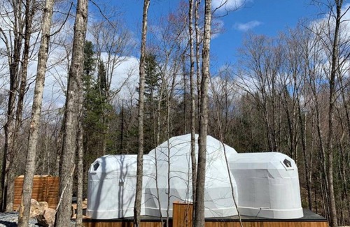 La Conception Ski Chalet | Dome at Bel Air Ideal for a couple - Private Jacuzzi & sauna - Bbq - Fireplace