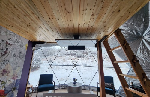 Platte County Cabin | Dome Sweet Dome! *Hot tub* by Guernsey State Park