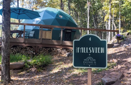 Swan Lake RV Rental | Domes at Catskills a lakefront glamping adventure for adults