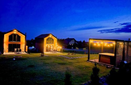 Krajno Pierwsze House | Domki Diabolina - sauna, jacuzzi, klimatyzacja, kominki