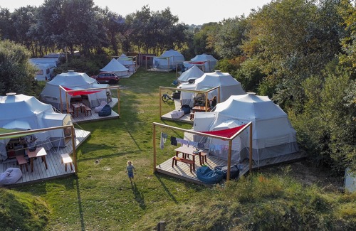 Morsum RV Rental | DOMO CAMP SYLT - DOMO Glamping tent for 2P - 4P with Fully equiped kitchen