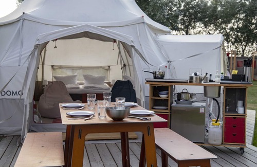 Morsum RV Rental | DOMO CAMP SYLT - DOMO Glamping tent for 2P - 4P with Fully equiped kitchen
