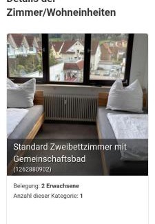 Pluderhausen House | Doppelzmmer Plüderhausen