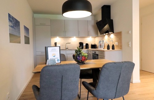 Dorumer Neufeld Apartment | Dorumer Sielhuus 10 - Sauna und Balkon, Strandnah