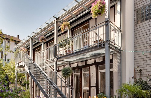 Loerrach Apartment | Double room with shower and WC