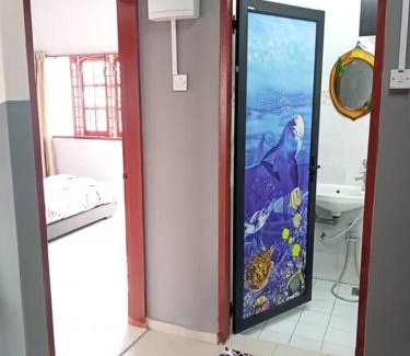 Sungai Baru Tengah House | double storey cosy homestay pengkalan balak fully aircon