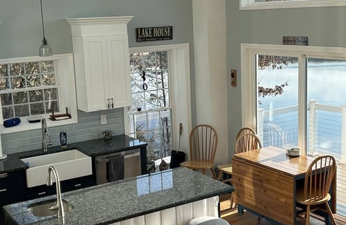 North Stonington House | Down the Lake @ Heron's Cove - Lakefront Rental Home near Winery/Trails/Casinos