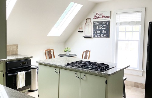 Elkhart Lake Condo | DOWNTOWN Elkhart Lake—Modern Cottage—Upper Condo