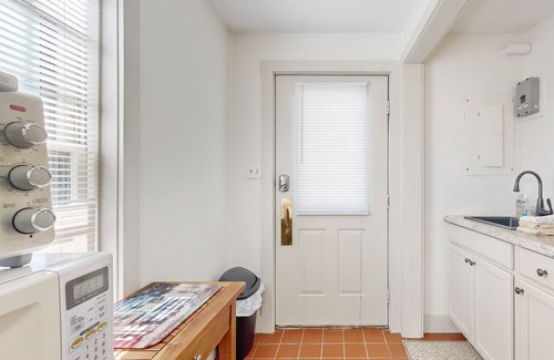 Wiscasset Apartment | Downtown, ground floor studio near the ocean w/patio, outdoor dining area & more
