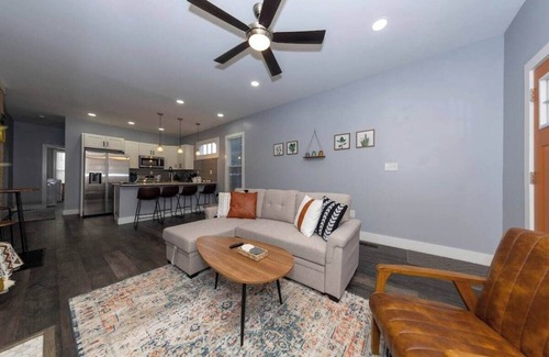 Columbus House | Downtown Townhome with Private Hot Tub!