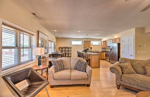 Yankton Apartment | Downtown Yankton Apartment w/Patio & River View!