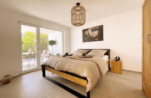 Weil am Rhein Apartment | Dreamapartment La Vigna "Ambiance" Suite mit eigenem Indoorpool, Sauna & Grillhütte