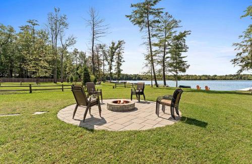 Kendall House | Dual Lakefront Home with Big Yard Hot Tub and Fire Pit