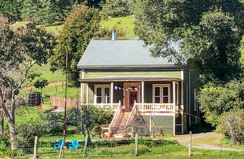 Cazadero House | Duncans Mills historic beauty with vast valley views & hot tub - pets ok!