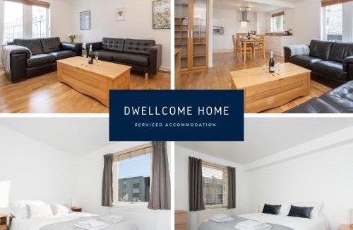 Aberdeen West End Apartment | Dwellcome Home Ltd 2 King Beds West End Apt, Half Mile to Union Street yet Quiet, Free Allocated Parking Space at Rear Entrance & Fast WIFI, Ideal for Long Term Contractor, Corporate, etc Stays, Regular Housekeeping Option - See Our Site for Assurance