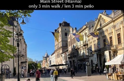 Kosice Old Town Apartment | E3 Luxury OldTown Apt w Free Garage, Supermarket, FastWifi, Unlimited Music, Prime Video, Aircon
