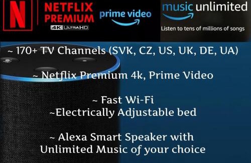 Kosice Old Town Apartment | E3 Luxury OldTown Apt w Free Garage, Supermarket, FastWifi, Unlimited Music, Prime Video, Aircon