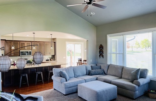 Butte Des Morts House | EAA Air Venture Rental 4 Bedroom, Golf-Course Home