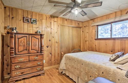 Eagle River House | Eagle River Waterfront Home with Dock and Fire Pit!