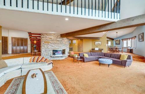 Hubertus House | Eclectic Hubertus Home with Game Room and Fire Pit!