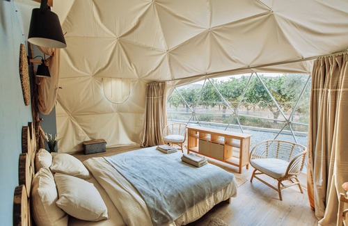 Agios Theodoros Cabin | Eco-Boho Mountain Dome - Geometry Park