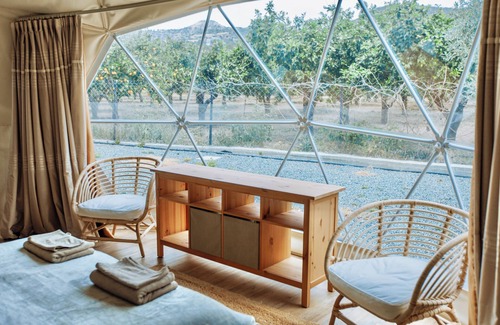 Agios Theodoros Cabin | Eco-Boho Mountain Dome - Geometry Park