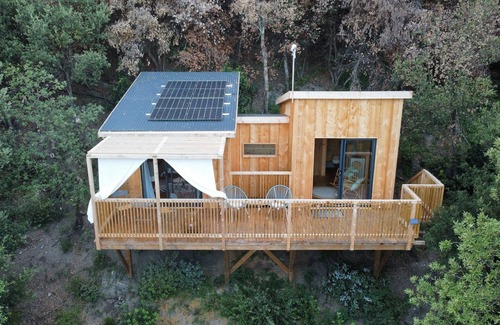 Poggio-Marinaccio House | Ecolodge en bois au cœur du maquis corse - Cabane La source