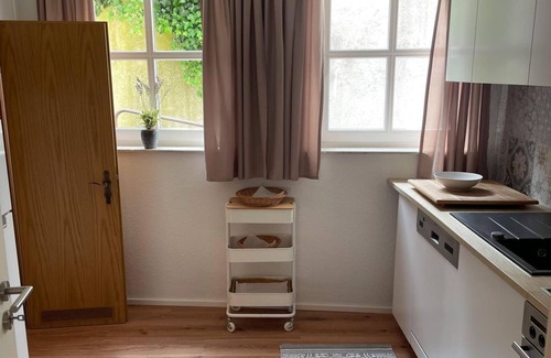 Neuerburg Apartment | Eifel Fewo - 4-bed vacation apartment shower/WC, 2 bedrooms