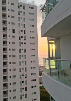 El Cabrero Apartment | El Cabrero- balcon con vista a la muralla y La Popa