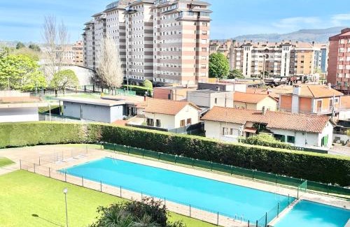 Gijon-Este Apartment | El Mirador de Viesques. Piscina y Parking privado!