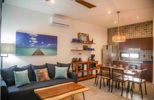 Mario Villanueva Madrid Condo | Elegant 2-Bedroom 2-Bath Retreat with Rooftop Oasis & Pool