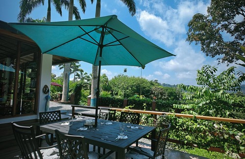 Puerto Quito Ski Chalet | Elegant and beautifully crafted Chalet with fine wood. Best view from balcony.