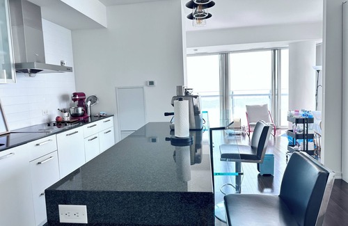 Toronto Entertainment District Apartment | Elegant condo with Lake Views Near CN Tower Modern Décor