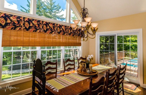 Aldenville House | Elegant & Grand 4 BR/3 Bath Home w/ Lake & Dock in Poconos Near Honesdale, PA