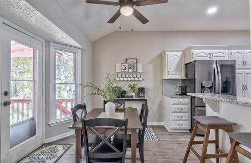 Riverside House | Elegant Sun-filled Home by Bike Trails w/Balcony!