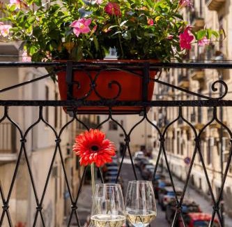 Borgo Vecchio Apartment | Elegant Two-Room Apartment with Balcony & Suite