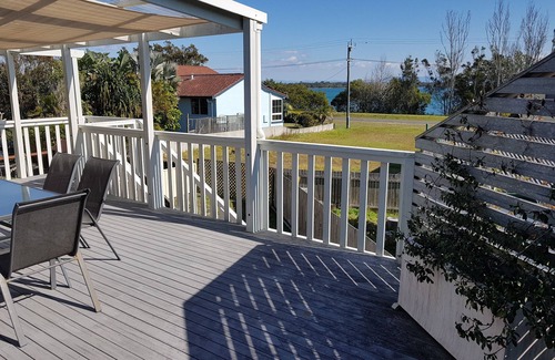 Manning Point House | Elevated house, water views and sea breezes.