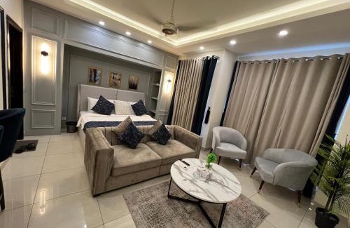 Loralai District Apartment | Elysium Premium Apartments -Front Facing Centaurus Mall