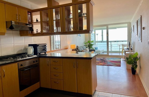 Renaca Apartment | Encanto de Reñaca viña del mar, Excellent ocean view, direct descent to the beach.