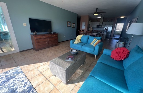 Isabela Condo | Enchanting 3 bedroom Family Size Beach gated condo steps to beach Isabela