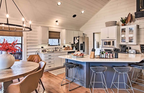 Maysville Cabin | Enchanting Forested Cabin w/Fire Pit & Grill