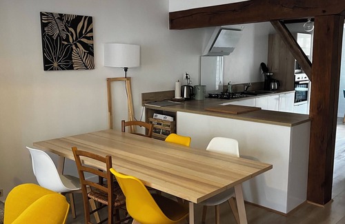 Sees House | Enjoy a cozy setting with a stunning view of the majestic Sées Cathedral.
