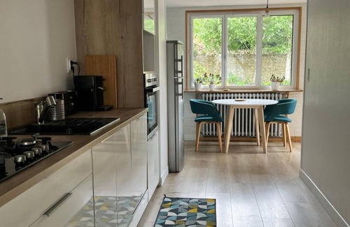 Sees House | Enjoy a cozy setting with a stunning view of the majestic Sées Cathedral.